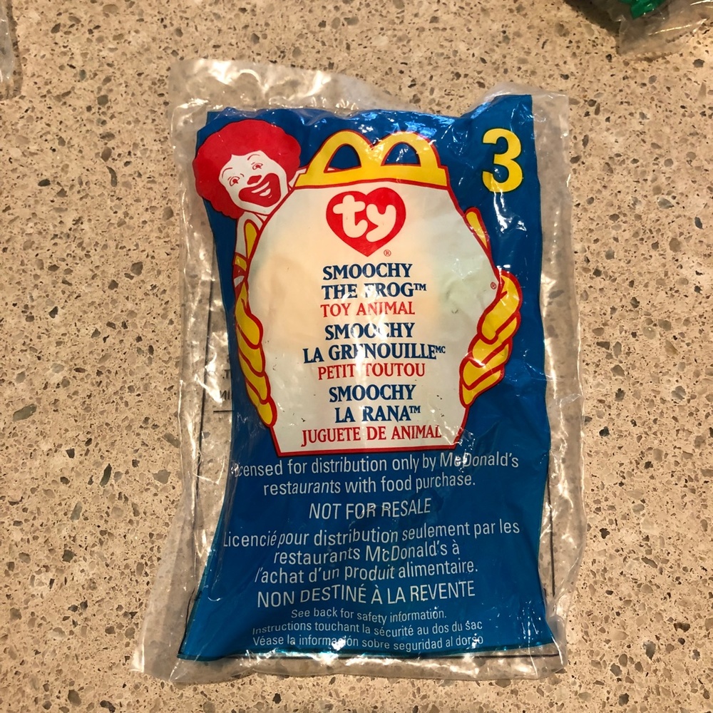 NIB Ty Teenie Beanie Baby Frog